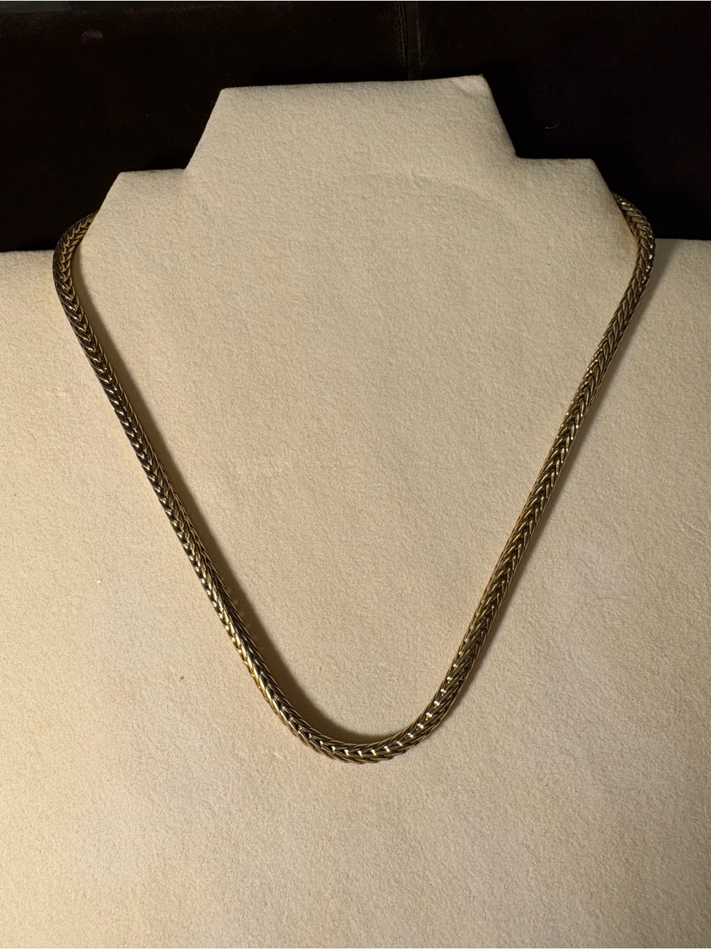 Classic Gold-Tones Braided Rope Necklace